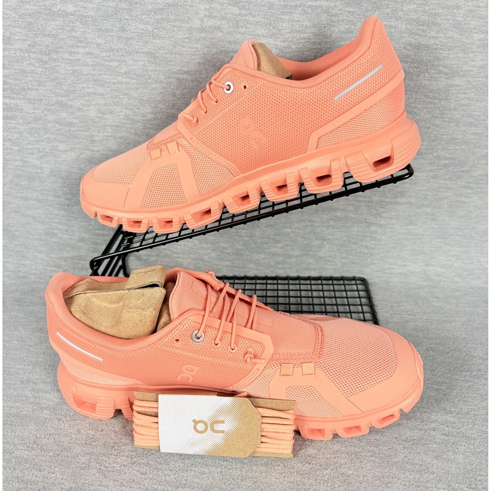 On Cloud 6 Running Sneakers Womens 9.5 Sunstone Orange Low Top - Picture 2 of 12